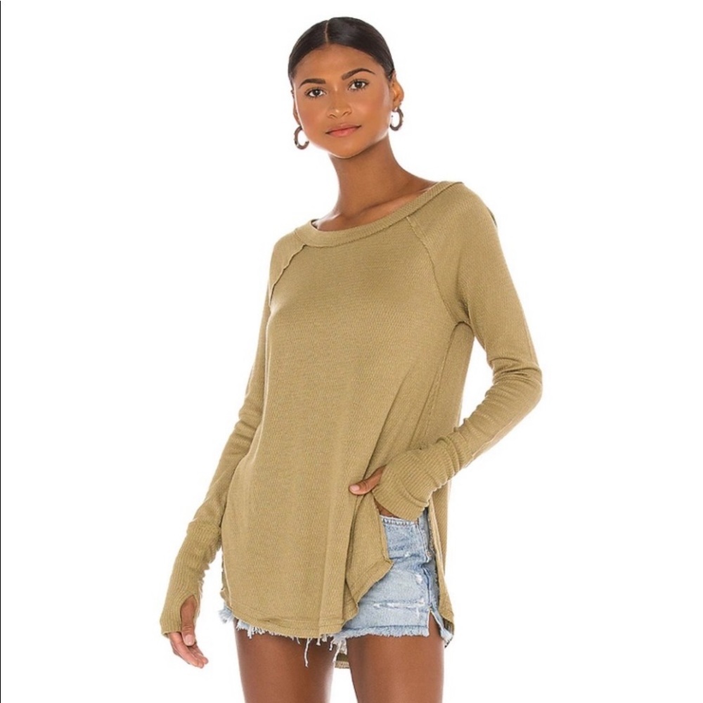 Free People snowy thermal tunic